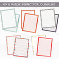printable journal paper writing paper set